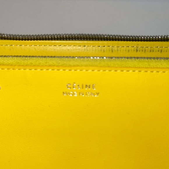 Celine Grained Calfskin Leather Long Zip Around Wallet with Dustbag - Picture 3 of 10